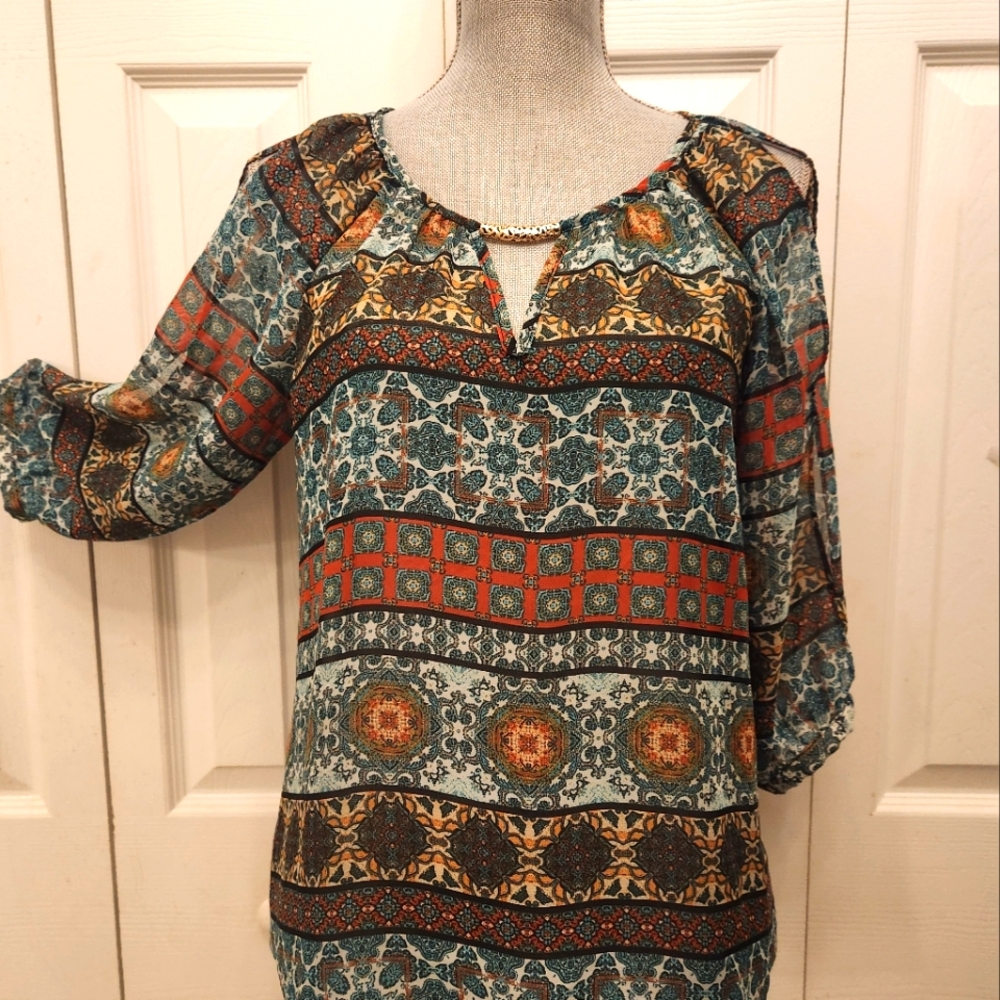 A. Beyer Bohemian Patterned Women's Top